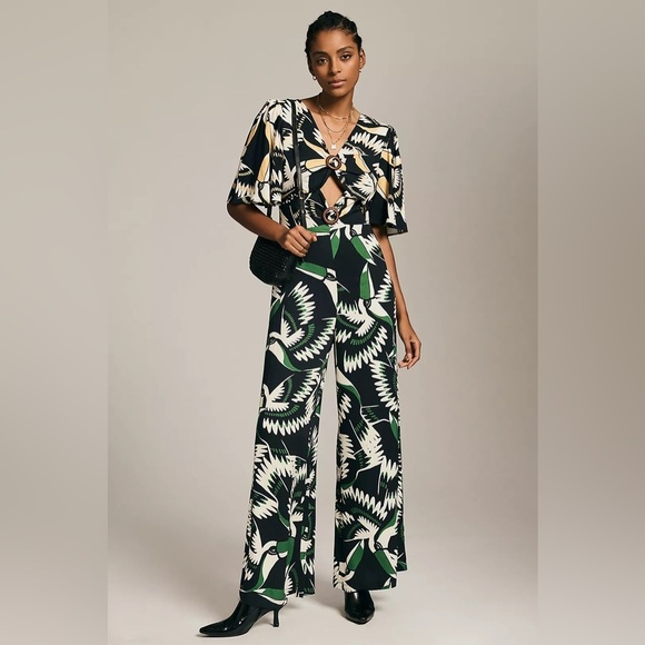 FARM Rio Pants - Farm Rio Toucan Jumpsuit